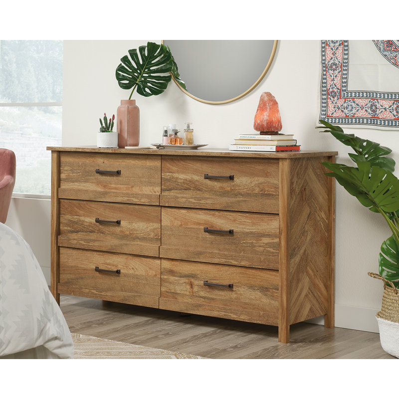 Jack 6-Drawer Dresser Sma, Sindoori Mango