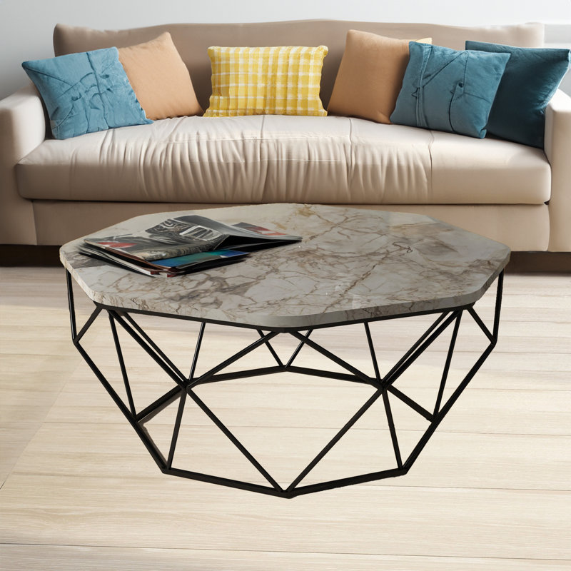 Table basse à piédestal