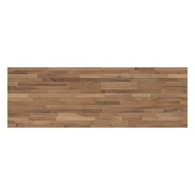 Walnut Wood Unfinished 6 ft. L x 25 in. D x 1.5 in. T Eased Edge Butcher Block Countertop