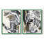 Nature's Winterland II - reproduction encadrée de qualité supérieure - prête à être accrochée - aucun clou requis - aucun clou requis-873301853-873301854