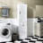 Laundry Cabinet,With 1 Storage Cabinet And 1 Drawer