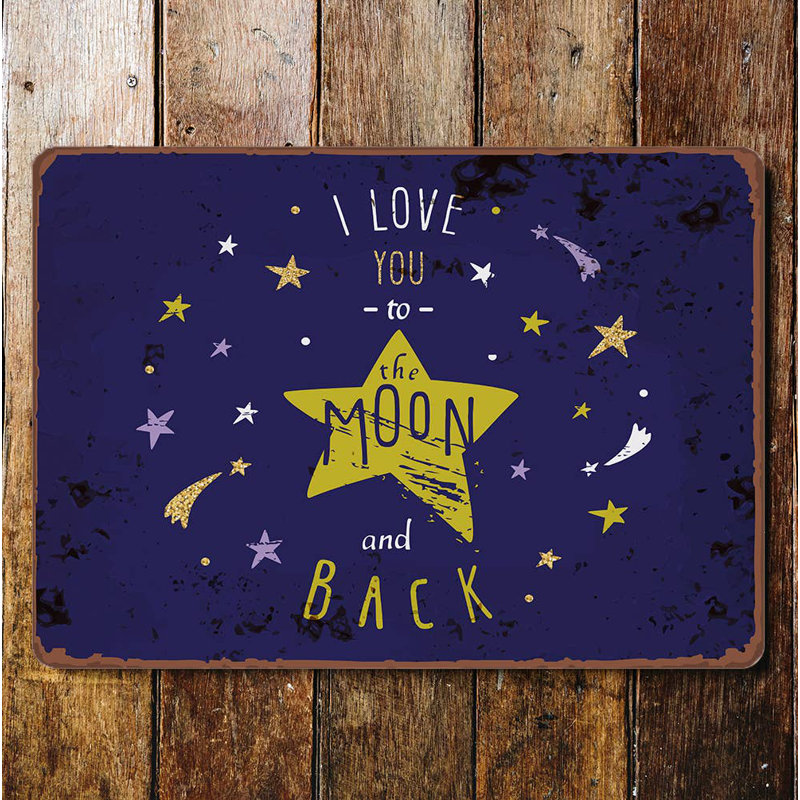 Wall Decor on Metal, 28cm H x 40cm W
