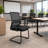 Mesh Back Conference Chairs with Arms and Metal Sled Base, Set of 2-277415955
