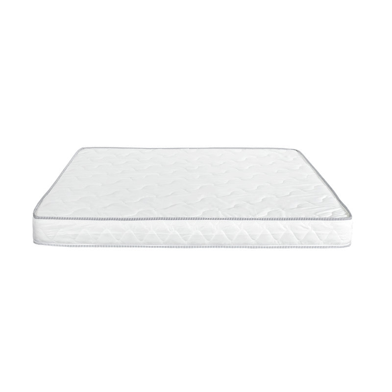6 In. Firm Foam Bed In A Box Mattress, Full Size Reversible Foam Mattress, White