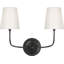 Vendome Double Sconce with White Glass-1592758128