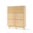 6 Flip Drawers Shoe Storage Cabinet, Shoe Rack with Adjustable Shelf, Narrow Freestanding Hidden Shoe Organizer with Striped Surface