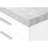 Contemporary Office File Cabinet On Wheels With Storage Drawers, White And Grey Cement Laminate Finish, Printer Stand Included 3 Rolling For Office, Laminate, Option