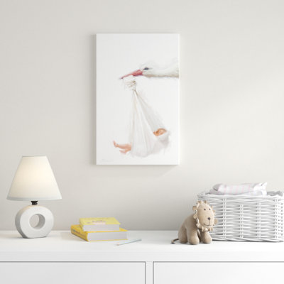 «Stork And Baby», art sur toile