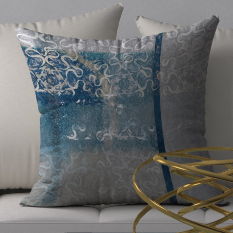 LeRoi Products Abstract Reversible Throw Pillow | Wayfair