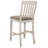 Aleksi Wood Counter Chair Rustic Cream