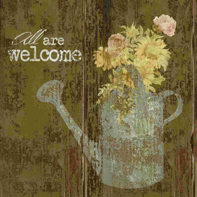 All All Welcome - impression sur toile tendue