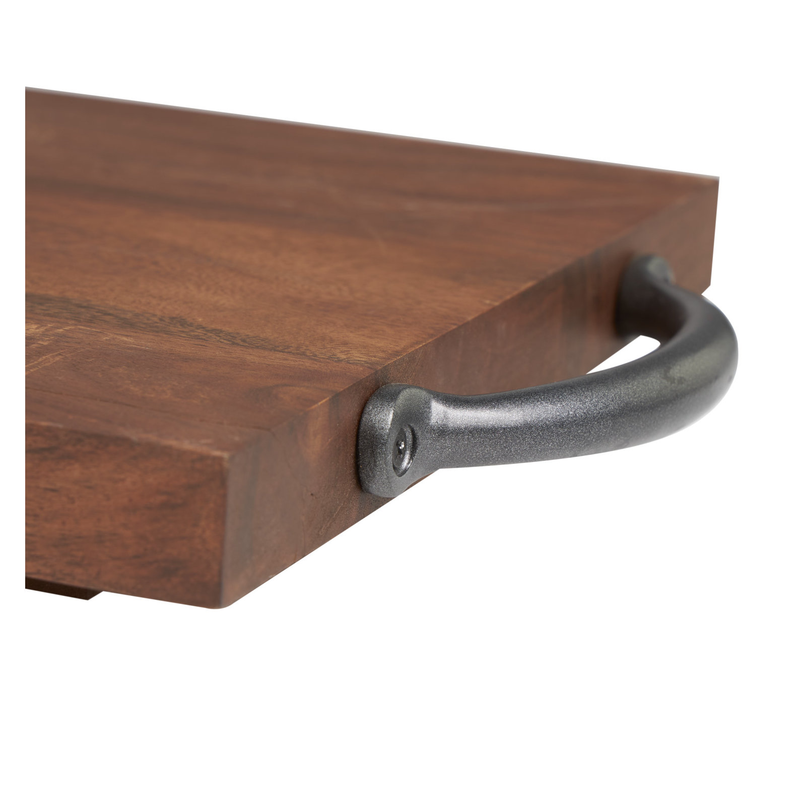 Modern Tray - Set of 1, 1.95" H x 27.50" W x 10" D, Brown