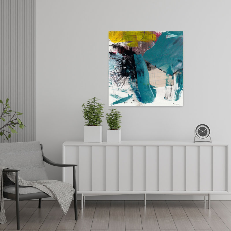 Commence Abstract Art contemporain, H 24 po x l 24 po