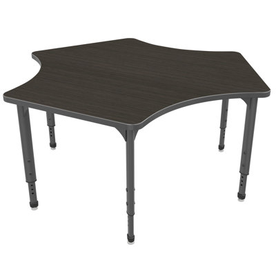 Apex Series Manufactured Wood Adjustable Delta 3 Students Activity Table