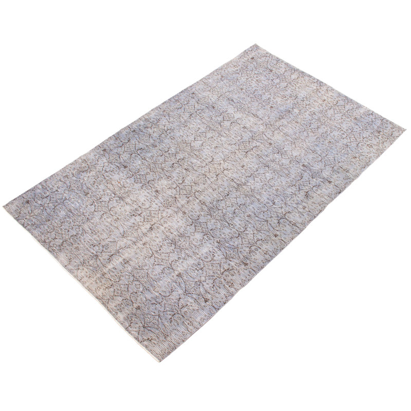 Tapis bleu denim clair à transition de couleur 4 pi 10 po x 8 pi 2 po