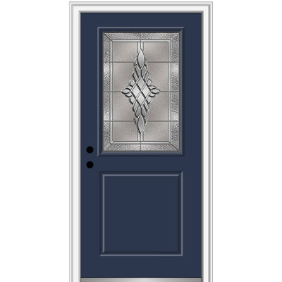 Grace 80'' Fiberglass Front Entry Doors