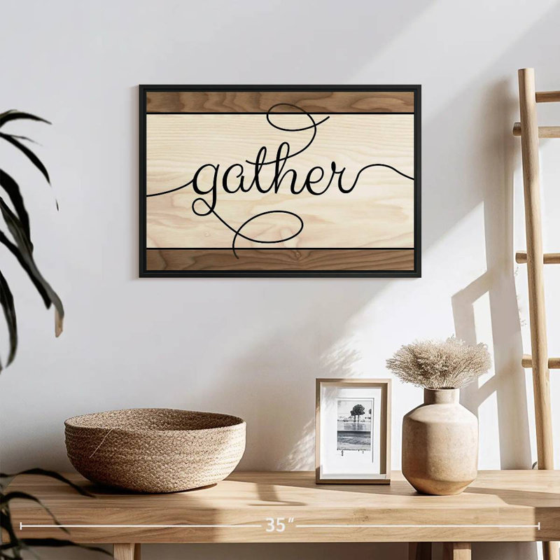 Tergel Gather Typography III, 13" H x 19" W