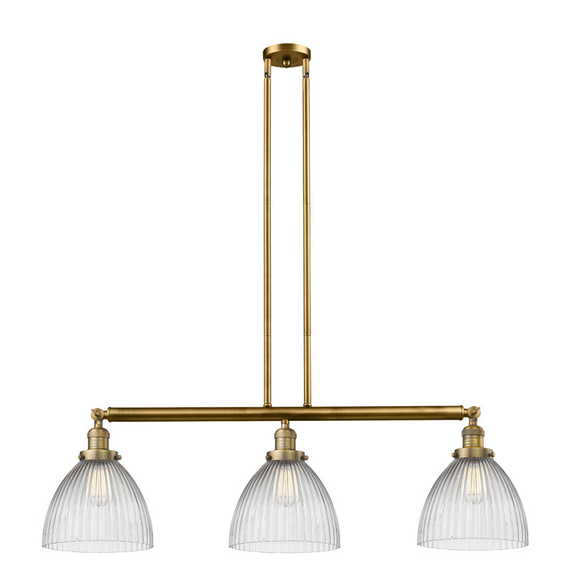 Tallulah 3 - Light Kitchen Island Pendant, Brushed Brass, LED