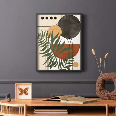 Reproduction encadrée Contemporary Palm II - bois massif