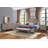 Queen Panel Bed in Sand Finish With Transitional Casual Design
