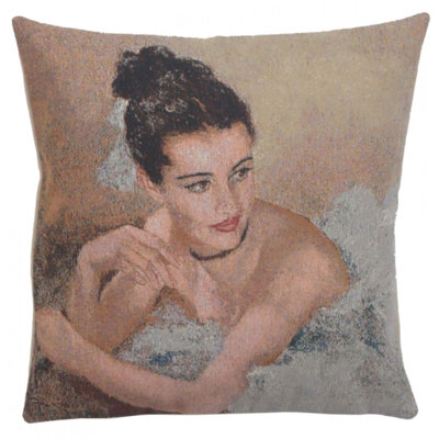 Contemporary Cotton Blend Pillow Cover