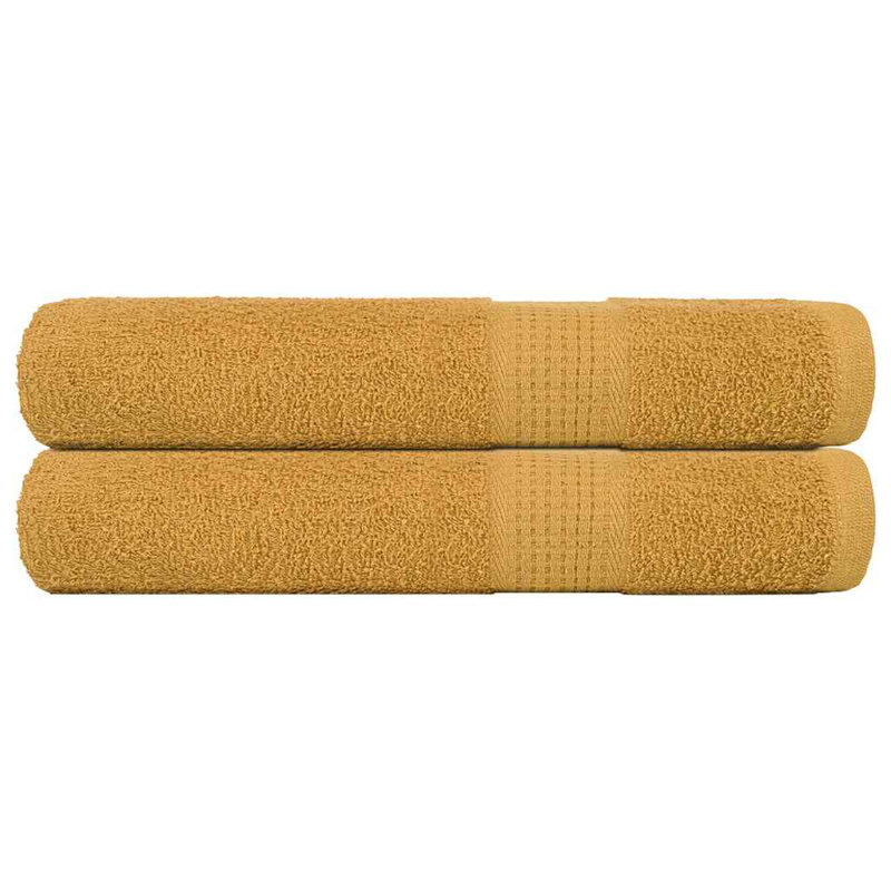 Avdie 100% Cotton Beach Towel, Gold