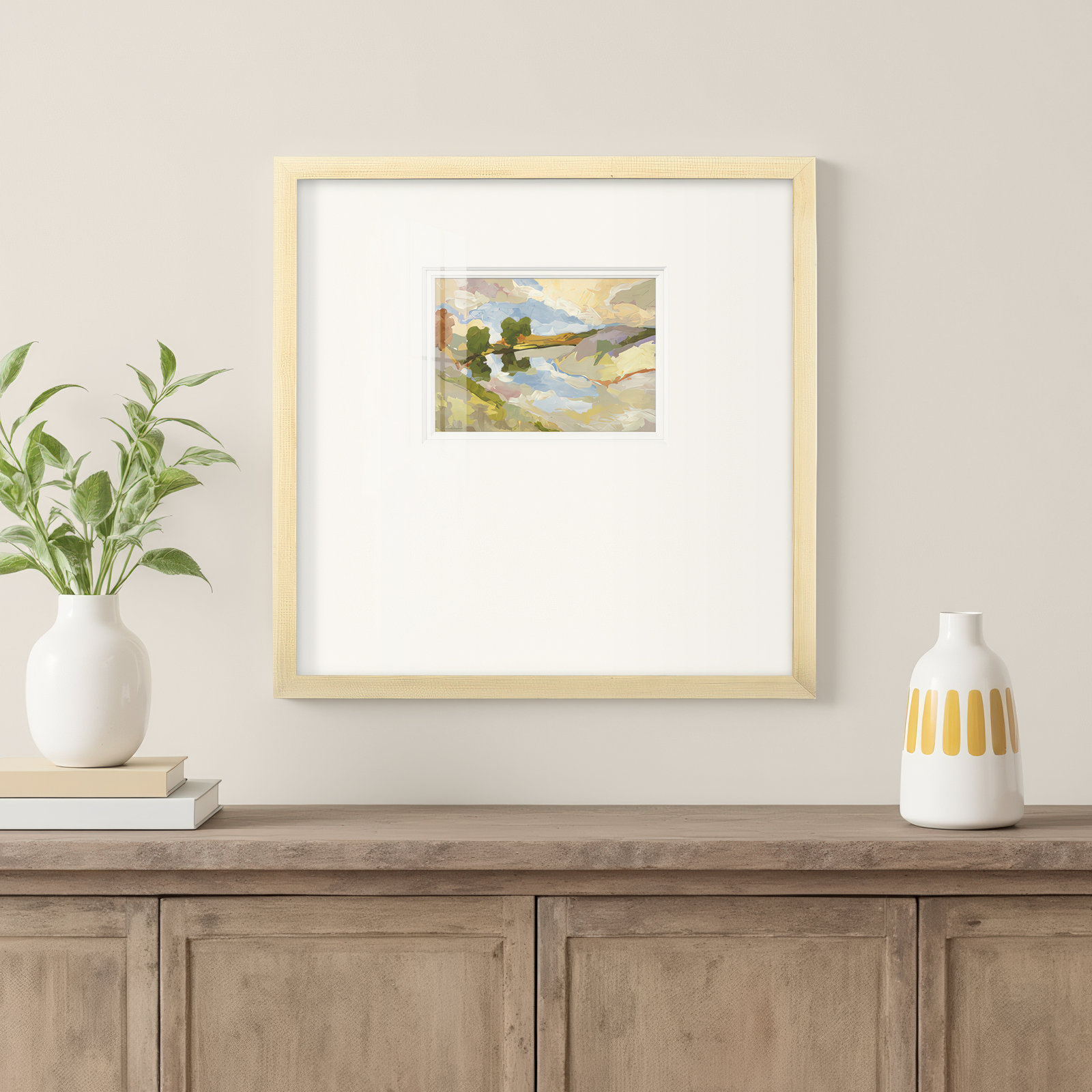 Uplands I, 21" H x 21" W x 1.25" D