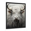 Minimalisme gris peinture Yak - Yaks Wall Art salon-97203278-97203280