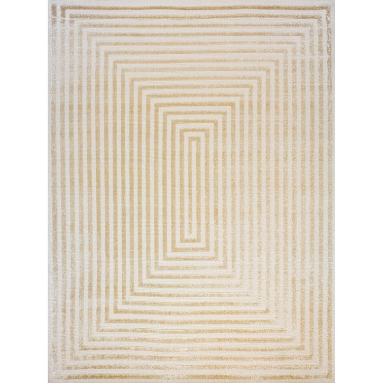 Utopia Geometric Area Rug in Gray