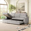 Canapé-lit convertible, canapé-lit convertible en polyester avec inclinable de rangement et porte-gobelet pour le salon, espaces restreints-288544551