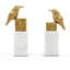 2 Piece Finch Figurine Set