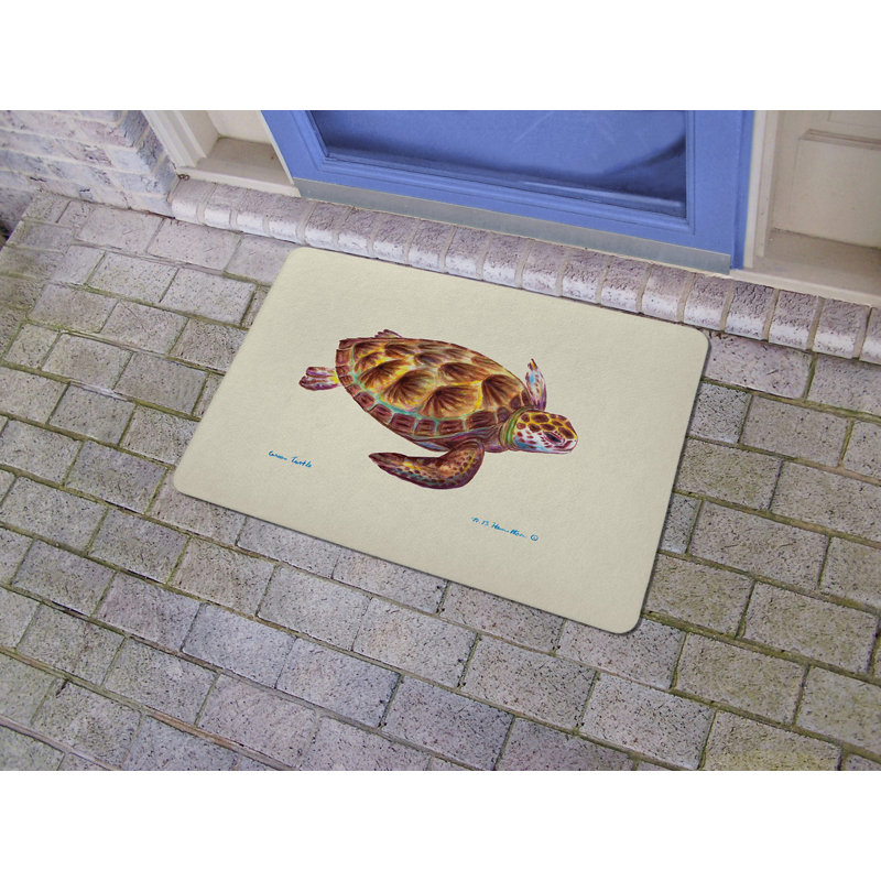 Tapis d'intérieur / extérieur antidérapant Alaina, Rectangle 1 pi 6 po x 2 pi 2 po