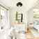 Blayke Minimalist Resin Flush Mount Close to Ceiling Lighting Fixture