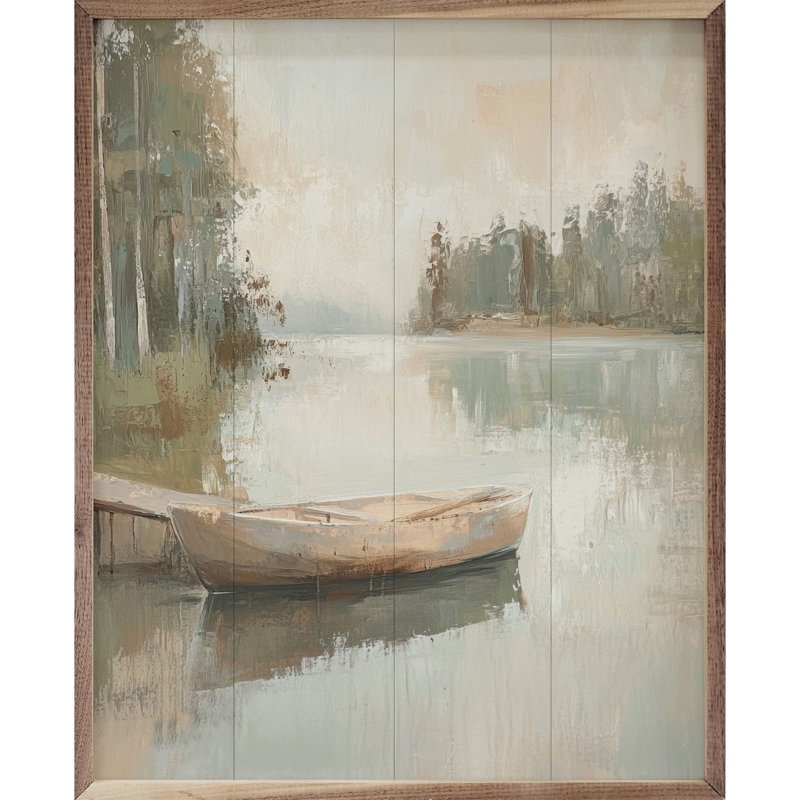 Quiet Dock par Petals Prints Design, H 10 po x l 8 po