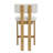 Upholstered Stool With Solid Wood Frame-1150270785