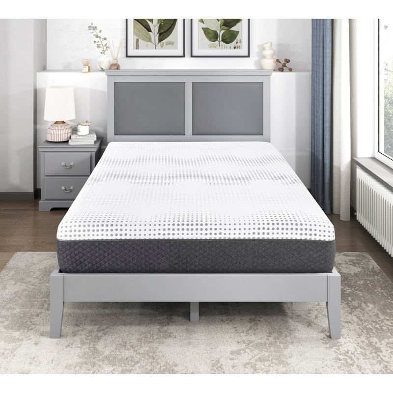 Matelas pleine grandeur de 12 po avec mousse à mémoire de forme et ressorts ensachés pour une nuit de sommeil relaxante