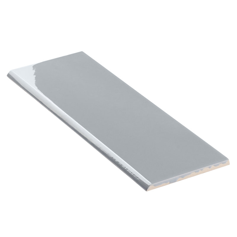 Carrelage mural en porcelaine polie 3,93 po x 11,81 po Remington, Gris