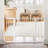 29.5-46" Wide Baby Gate 30" Tall Dual Lock Auto Close Safety Gates with Secure Indicator-95216474