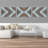 Geometric Western Shape " Western Decor Geometric Polygon Pattern Collage Abstract Shapes For Cabin Cottage " 3 - Pieces-100136361-100136360