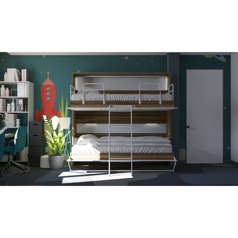 Kynadie EU Single - 90 X 200 Cm Bed, Oak/White