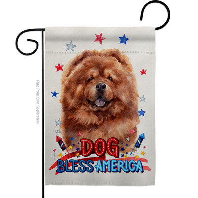 Drapeau de jardin à 2 côtés en polyester 18 x 13 po