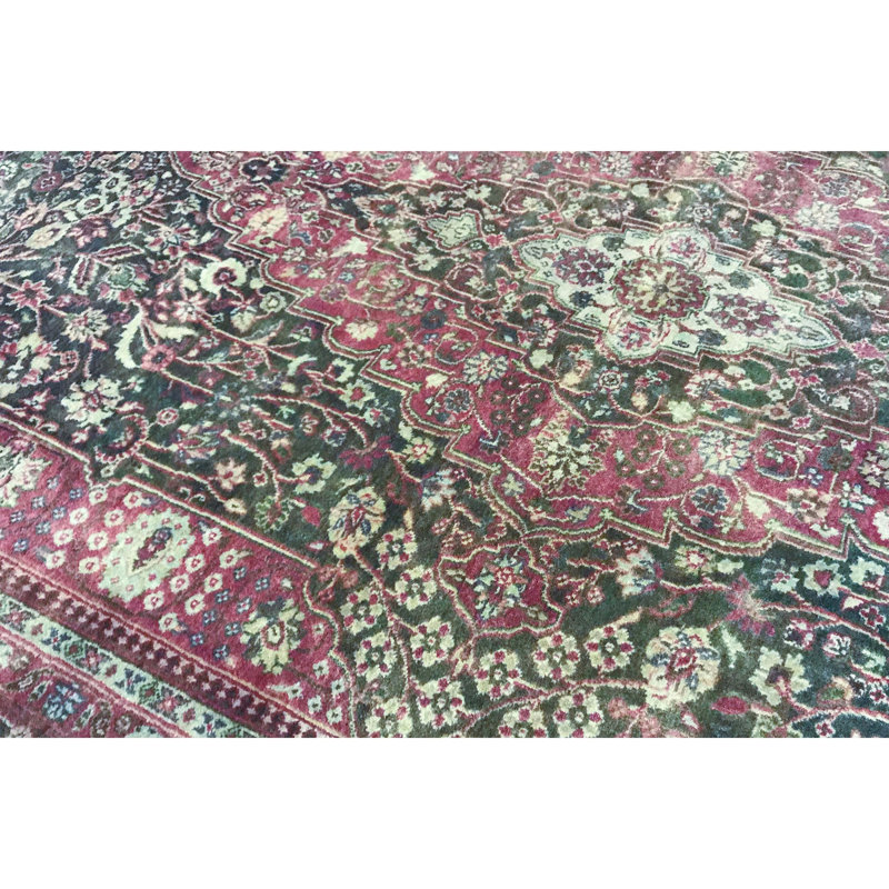 Tapis brun de haute qualité noué à la main