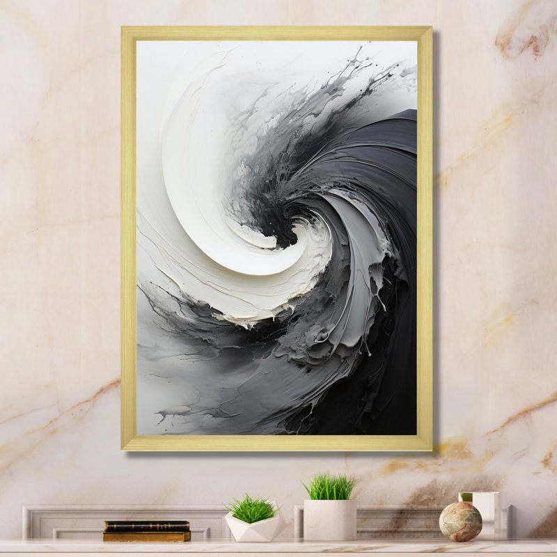 Evanie Infinite Motion II, reproduction d'art sur toile, Or, H 32 po x l 24 po x P 1 po