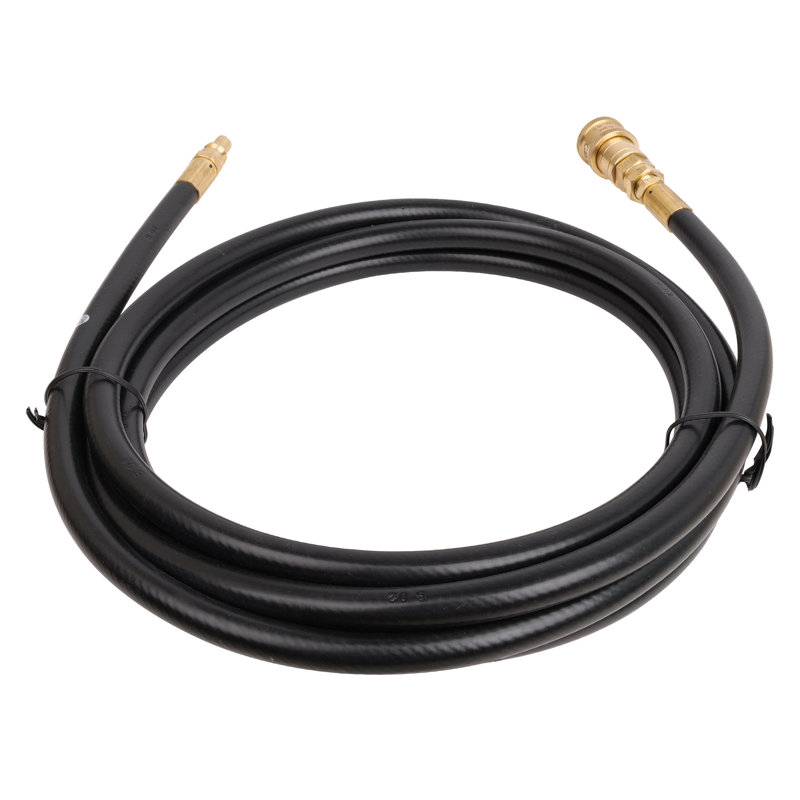 Tuyau de raccordement rapide au propane basse pression 12 pi 1 po / 4 po 250 psi maximum