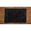 Tapis noir à poil long en laine tissé à la main Aaiden Flokati-12154591