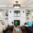 3 - Light 12.6'' Dimmable Drum Modern Semi Flush Mount Light Drum Lamp Shade Pendant Pendant With  Fabric Shade