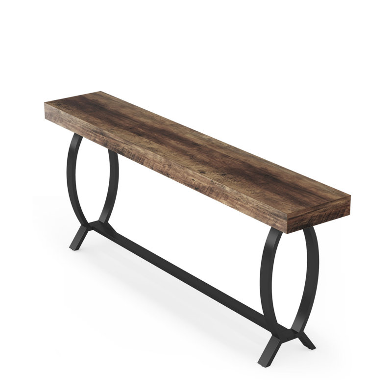 Table d'appoint 70,87 pouces en forme de queue de poisson