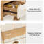 Rangement pour chaussures en bois manufacturé Burlywood