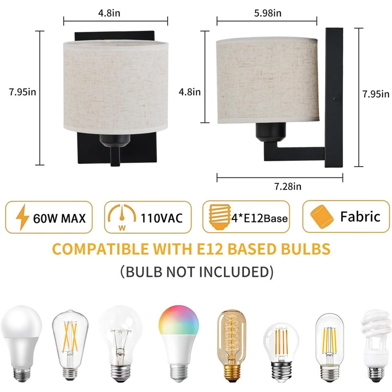 Ensemble de 2 appliques murales Modern Modern