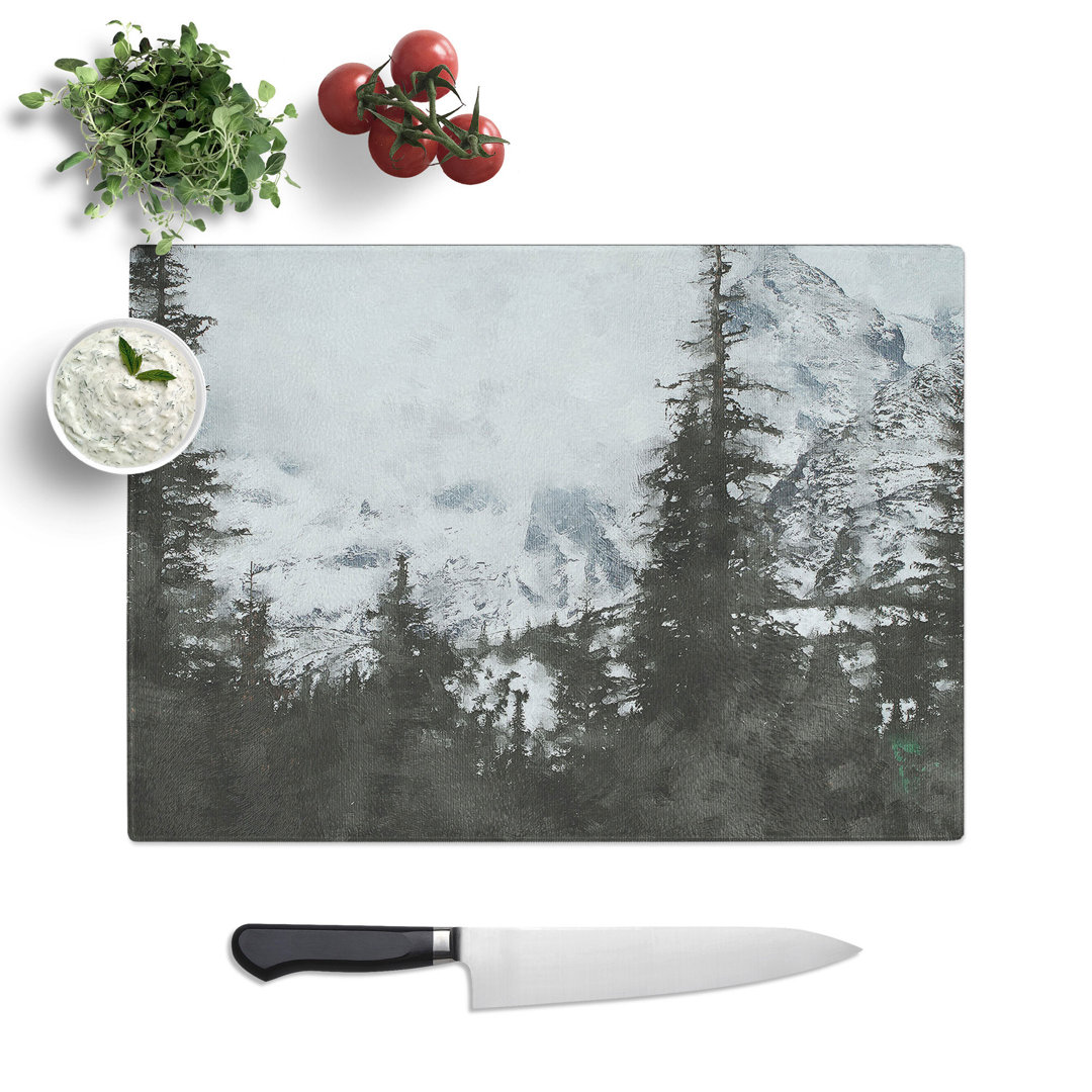 Forest and Mountain Landscape Chopping Board